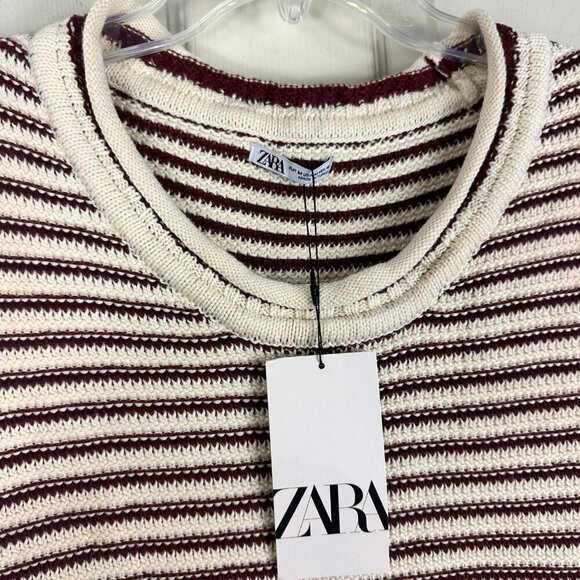 2/$30 Zara Relaxed Crew Neck Vest‎ Size Medium - Picture 8 of 16